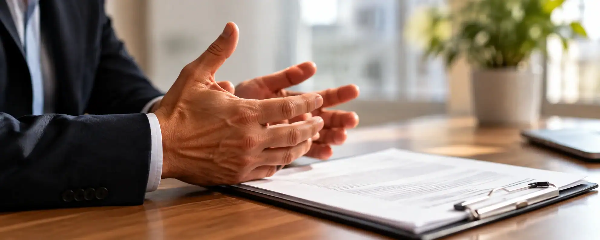 Un lavoratore racconta la propria situazione a un operatore seduto di fronte a lui